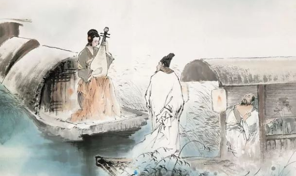 白居易《琵琶行》"送客湓浦口"中"客"是谁