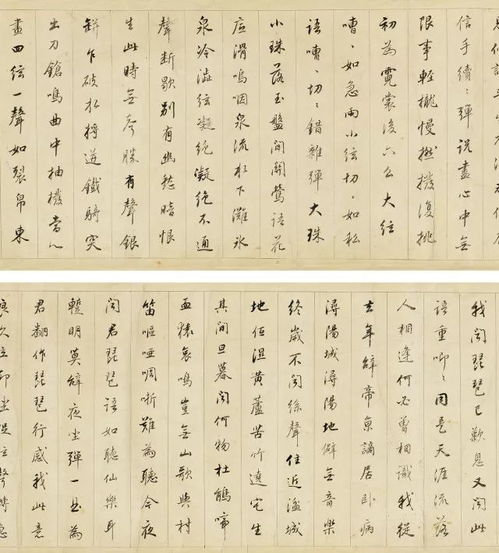 北京匡时2018春拍 疏朗天成 珠圆玉润 董其昌 行书 琵琶行