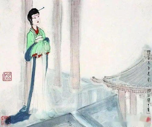 丹青妙笔绘芳华 傅抱石《琵琶行》美女画赏析