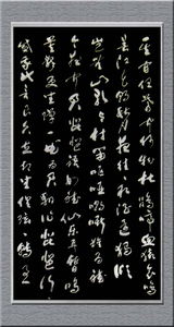 墨柳草书中的《琵琶行》 铁画银钩诉衷情